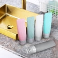 thumbnail image 2 of MIANGASTORE 5Pcs Silicone Empty Bottle 80ml Portable Toiletries Lotion Shampoo Containers Travel Accessories, 2 of 9