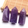 thumbnail image 4 of Ongmies Room Decor Clearance Gifts Hexagonal Crystal Wand Quartz Point Smelting Home Decor Purple, 4 of 4