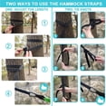 thumbnail image 6 of AyamayaKids Camping Hammocks, Small Camping Hammock for Boys Girls, Heavy Duty Durable Outdoor Hammocks Support 500Lbs, 6 of 12