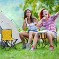 thumbnail image 6 of 600D Oxford Camping Chair Portable Foldable Chair Supports 220 lbs for Picnic, Fishing, Backpacking Confetti and Stars Scattered, 6 of 8