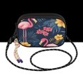 thumbnail image 2 of FORMRS Mini Crossbody Bag for Women Adjustable Rope Shoulder Casual Phone Purse, Red Floral Flamingo, 2 of 7