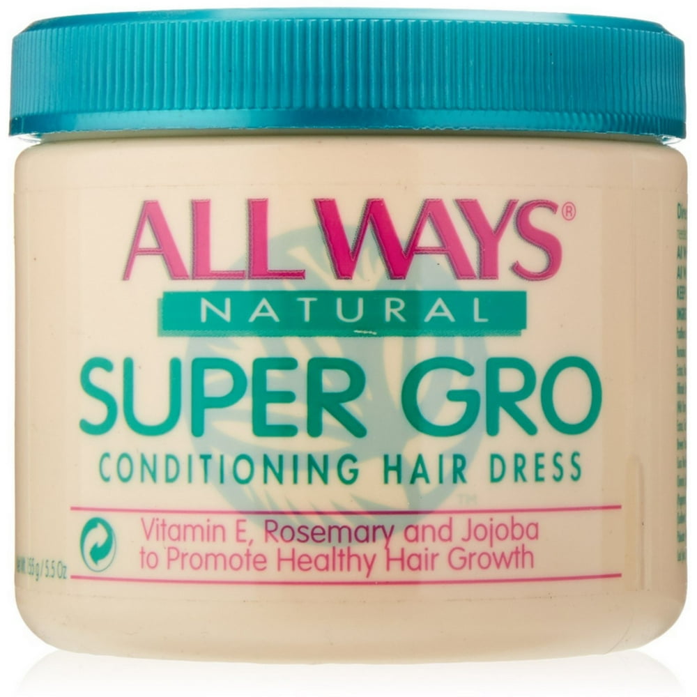 AP Products All Ways Natural Super Gro Conditioning Hair Dress, 5.5 oz
