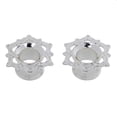 thumbnail image 1 of Par de Pendientes de Flores, Túneles, Tapones para Los Oídos, Calibres, Forma de Flor, Accesorio para Mujer, 1 of 7
