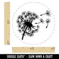 thumbnail image 2 of Dandelion Blowing in Wind Self-Inking Rubber Stamp Ink Stamper - Black Ink - Mini 1/2 Inch, 2 of 7