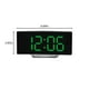 thumbnail image 3 of Reloj de mesa electrónico Pisexur para hombre, pantalla grande LED curva, despertador, reloj digital electrónico inteligente para dormitorio, oficina, electrónica para niños, organizador de electróni, 3 of 6