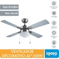 thumbnail image 2 of Ventilador de techo para interior 42' Igoto BREZZA, 2 of 3