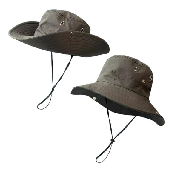 WTOBBY Breathable Trekking Sun Hat, Jungle Ready UPF 50  Protective Cap for Hiking and Backpacking Adventures with Moisture Wicking Technology,Army Green