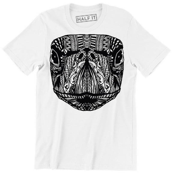 Sea Turtle Head Done In Mandala Style Men's T-Shirt