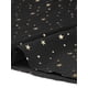 thumbnail image 5 of Vestido Casual de Malla con Cuello Barco y Estrellas Brillantes para Mujer, Manga Larga con Puff y Cintura Elástica, Negro, 5 of 6