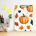 thumbnail image 2 of FORMRS Acrylic Clipboard with Low Profile Clip Standard A4 Letter Size, 12.5" x 9", Pumpkins Pattern, 2 of 8