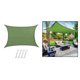 thumbnail image 4 of de vela triángulo rectángulo dosel de vela para Patios de las instalaciones 10 'x 10', Red de la, anillos en D - Rectángulo verde Rectángulo Verde Sunnimix Vela de sombra, 4 of 7