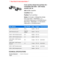 thumbnail image 2 of Front and Rear Brake Pad and Rotor Kit - Compatible with 2003 - 2007 Honda Accord 3.0L V6 2004 2005 2006, 2 of 2