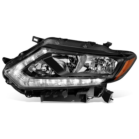 DNA Motoring LED DRL Headlight for 2014-2016 Nissan Rogue, Driver Left Side