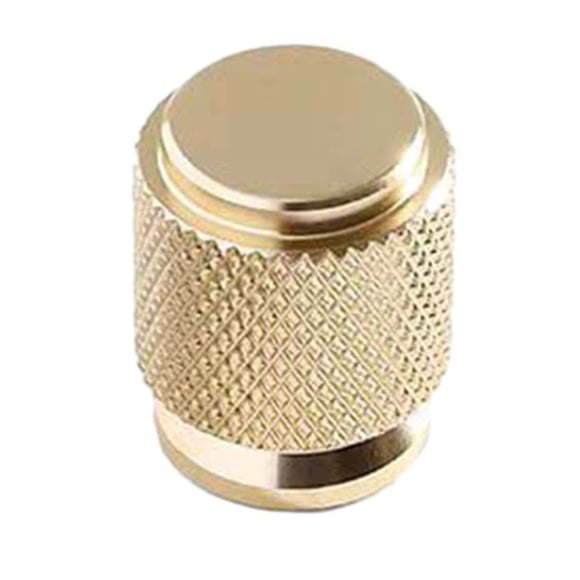 Knurled Cabinet Knob Matt Black Aluminium Kitchen Cabinet Door Cupboard Drawer Cabinet Closet Bathroom Furniture Decor 834 Gold