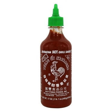 (3 pack) Huy Fong Foods Sriracha Hot Chili Sauce, Medium (17 oz.)