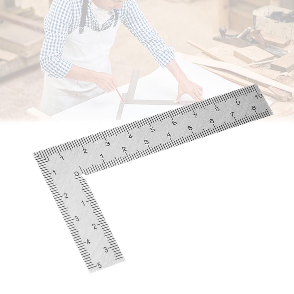 2 Pack Mini Framing Ruler Measuring Layout Tool Stainless Steel Square