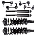 thumbnail image 2 of SCITOO Car Front Strut Spring Assembly Rear Shock Absorber Stabilizer Bar Link Kit Stabilizer Bar Link Fit for 2004-2007 for Buick Rainier 2006-2009 for Chevrolet Trailblazer Struts and shocks, 2 of 5