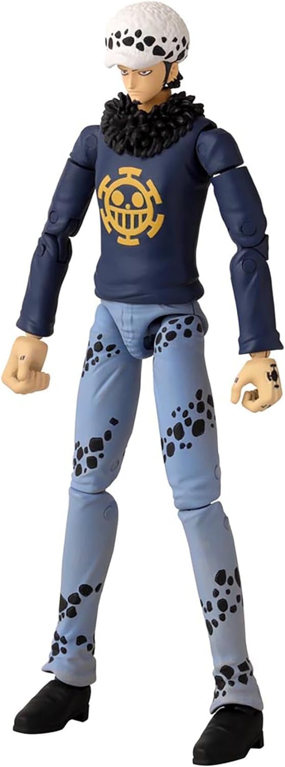 BANDAI – Anime Heroes – One Piece – Anime Heroes-Figur 17 cm – Trafalgar Law – Gelenkfigur Law