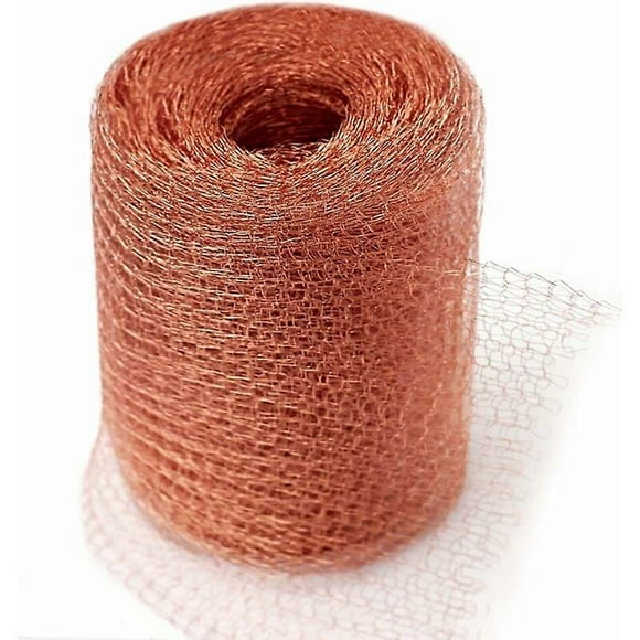 High Quality Anti Rodent Netting, 100% Copper Anti Slug Snail Mouse Rat Birds Nematodes Ferramol, Knitted Copper Netting for Indoors, Garden(6 Metres)