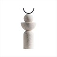 thumbnail image 4 of Estatua de Piedra Arenisca Geométrica Abstracta, Adornos Artísticos, Entrada, Sala de Estar, Mueble de TV, Escritorio, Decoración del Hogar A, 4 of 5
