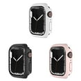 thumbnail image 1 of BRADCET 1/3Pack Hard Cover for Apple Watch Case 38mm 44mm 45mm 40mm 41mm 42mm for Women Men, Full Ultra-Thin Protective Cover Bumper for iWatch SE Series 8 7 6 5 4 3 2 1 Accessories, 1 of 13