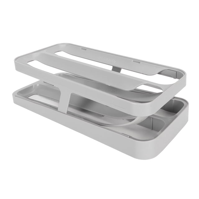 Huevera Para Frigorífico Huevera De 2 Pisos Y 2 Filas Con Ruedas Automáticas Dispensador De Huevos Bandeja Para Huevos De Plástico Apta Para Lavavajillas Para Mueble Encimera ANGGREK Otros