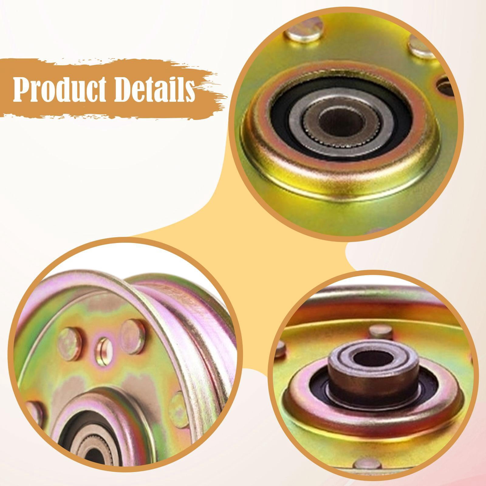 koolsoo Flat Idler Pulley 01004081 Easy Installation Lawn Mower Part Yard Machine Patio Drive Idler Pulley Component 02005077 Replace