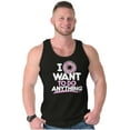 thumbnail image 3 of I Donut Want to Do Anything Funny Pun Tank Top T Shirts Men Women Brisco Brands L, 3 of 6