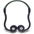 thumbnail image 2 of Lian LifeStyle Premium Bone Conduction Headphones Lightweight & Waterproof w/ Mic & Bluetooth. Wireless Over Ear Headset for Adults and Kids, suitable for Sports, Gaming, Travel, Office Black Green, 2 of 9