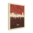 thumbnail image 2 of Trademark Fine Art 'Tehran Iran Skyline Red II' Canvas Art by Michael Tompsett, 2 of 3