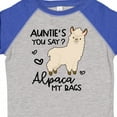 thumbnail image 4 of Inktastic Auntie's You Say Alpaca My Bags Boys or Girls Toddler T-Shirt, 4 of 5