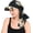 Black Beige Flower, variant on Chemo Headwear for Womens Cancer Patients, Head Scarf Chemotherapy Headwraps Hat