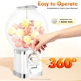 thumbnail image 5 of Vending Machine, 1 Dollar Twister Ball Dispenser, Commercial Big Capsule Twister Ball Candy Vending Machine w/2 Keys for Amusement Parks Hypermarkets Parks & Game Halls, 5 of 18