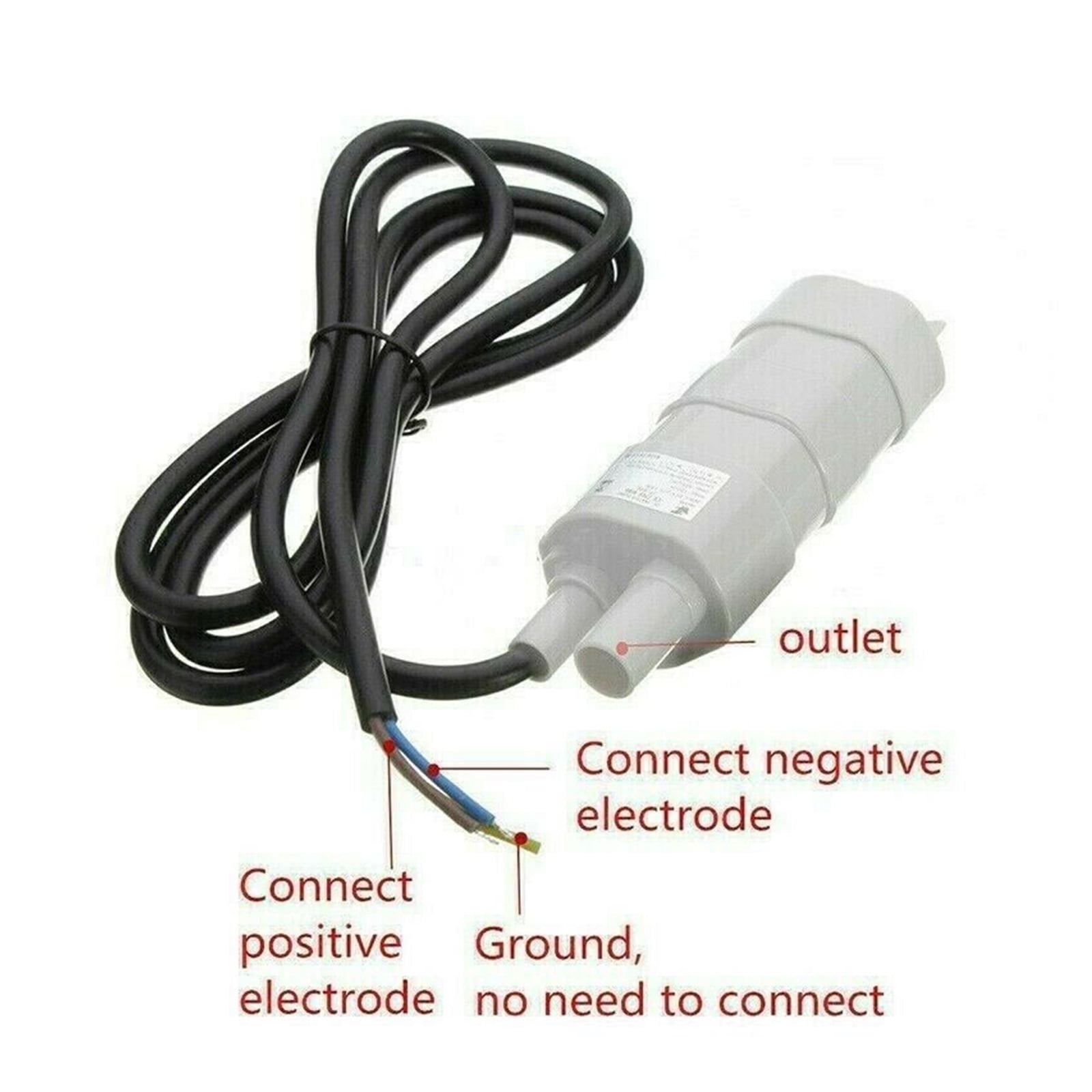 12V 15W Dc Submersible Pump Micro Hvdc Pump High Lift Pump Rv Accessories for Rv Solar Fountain Aquarium Fish Tank ,RV Universal Fit