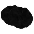 thumbnail image 1 of FUTUREORYY 2Ud Funda Para De Inodoro De Negro Suave Y Acolchada Lavable A Máquina, 1 of 8