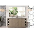 thumbnail image 4 of James Martin Furniture 960-V72-SAP-3EJP 72 in. Seaside Silver Apricot Double Bathroom Vanity with 3 cm Eternal Jasmine Pearl Quartz Top & Sink, 4 of 4