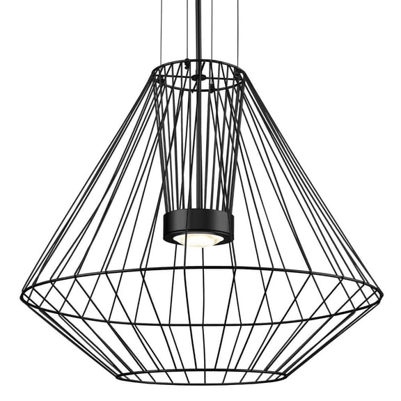 EP68428-BK-Kuzco Lighting-Arctic - 32W LED Pendant-31.5 Inches Tall and 27.5 Inches Wide