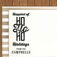 thumbnail image 2 of Printtoo Personalized Red Self Inking Happiest Of Ho Ho Ho Holidays Stamp Custom Christmas Rubber Stamper -68 x 30 mm, 2 of 6
