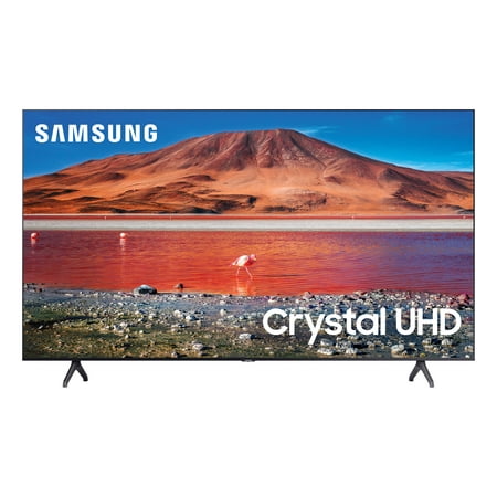 SAMSUNG 55" Class 4K Crystal UHD (2160P) LED Smart TV with HDR UN55TU7000
