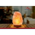thumbnail image 3 of Himalayan Aroma Salt Lamp - Himalayan Salt Lamp, Salt Lamp, 6-8 lbs, 7-8 inch Height, Handmade, Dimmer Switch, Wood Base, Home Decor, 3 of 8