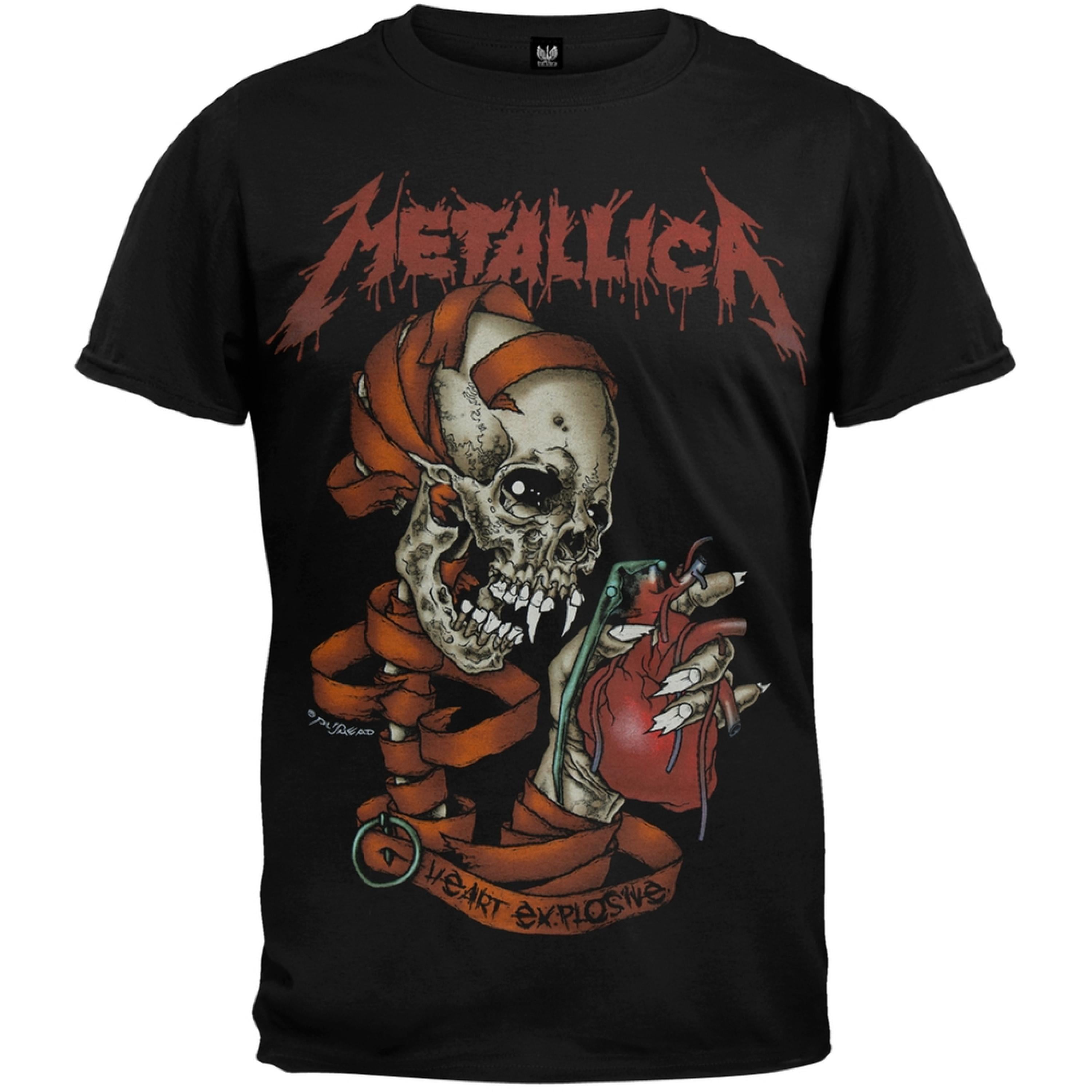 Metallica - Heart Explosive T-Shirt - Walmart.com
