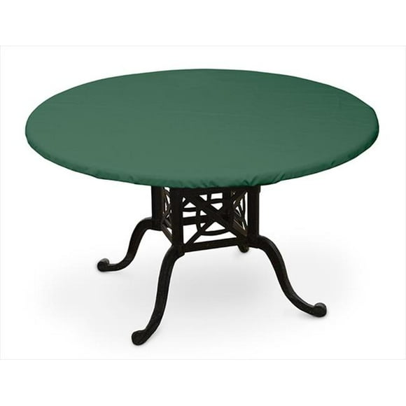 KoverRoos 61650 Weathermax 60 in. x 40 in. Oval Table Top Cover&#44; Forest Green - 64 L x 45 W in.