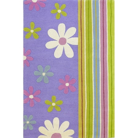 KAS Oriental Rugs Kidding Around Groovy Flora Kids Rug