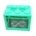thumbnail image 1 of Pecera de Acuario, bloques de construcción sobrepuestos escritorio ecológico Kit de acuario caja de mascotas Verde, 1 of 7