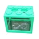 thumbnail image 1 of de peces de acuario, bloques de construcción superpuestos caja de mascotas de equipo de acuario ecológico de escritorio Verde, 1 of 7