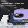 thumbnail image 6 of Kick Stand Case for iPhone 13 Heavy Duty with Magnetic Ring Case {Shock Proof-Built in Kickstand - Dual Layer Rubber- iPhone 13} Color Purple - By Entronix, 6 of 6
