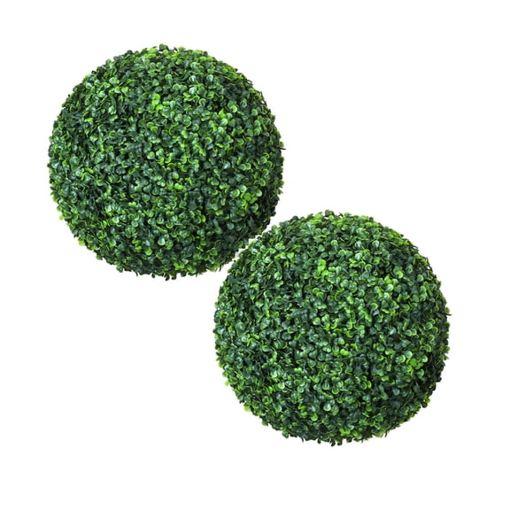 2Pack Artificial Topiary Trees Lifelike Plants Leaf Boxwood Cones For Wedding Home Front Patio Planter Garden Backyard Desktop Ornament Home Decor