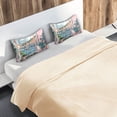 thumbnail image 5 of Yayeee Pillowcase Standard Size Set of 2 Satin Wrinkle Resistant Pillow Case, Pink Boat, 5 of 7