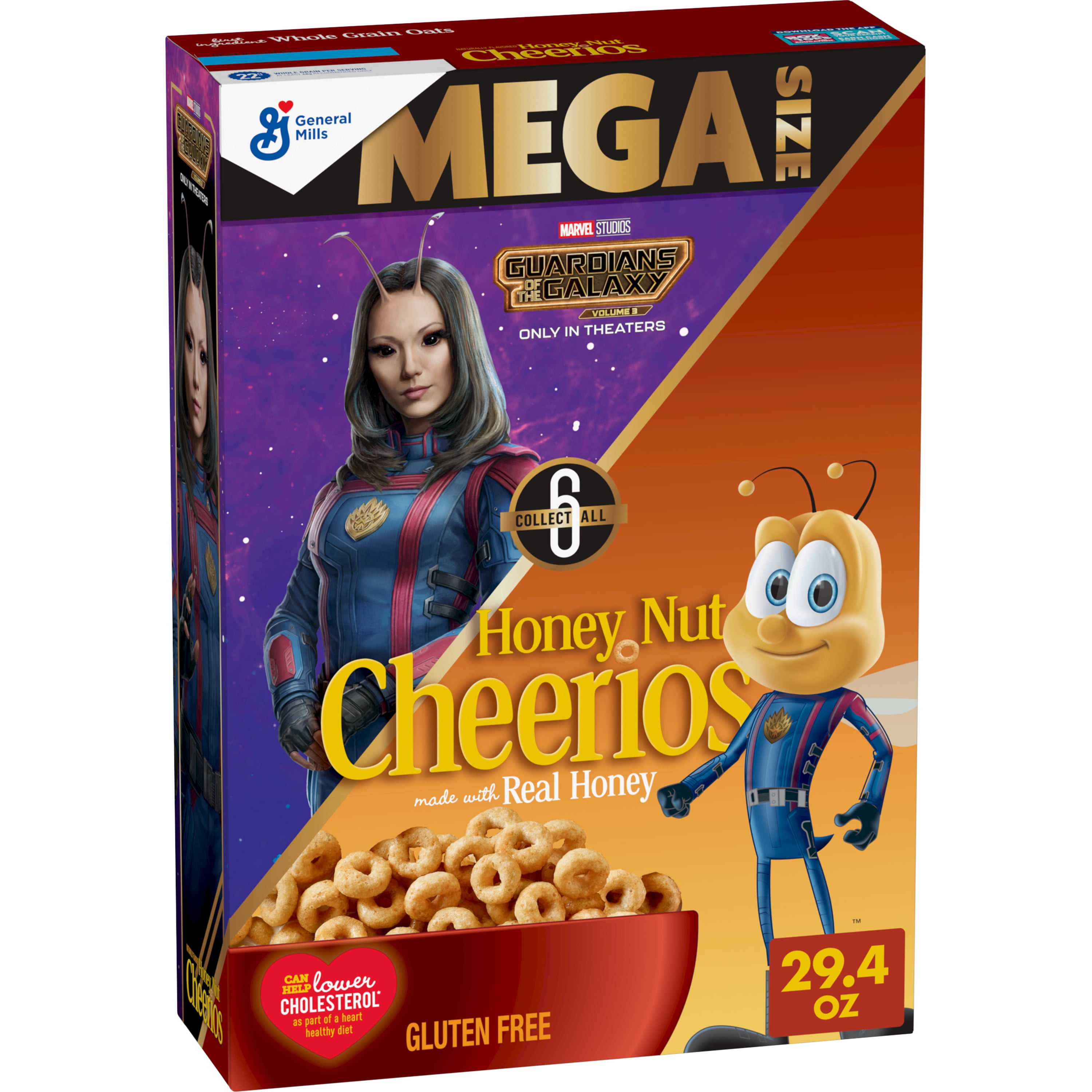 Honey Nut Cheerios Whole Grain Cereal Mega Size Cereal 29 4 OZ honey-nut-cheerios-whole-grain-cereal-mega-size-cereal-29-4-oz