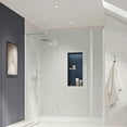 thumbnail image 3 of Ove Decors Tampa 58-1/16 in. W x 72 in. H Alcove Frameless Hinge Shower Door in Chrome, 3 of 16